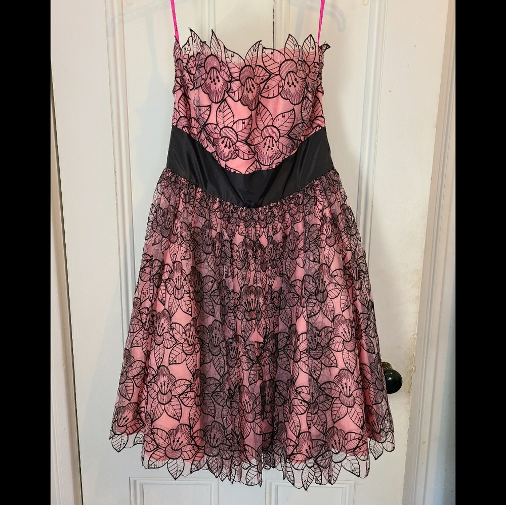 Betsey Johnson Strapless Dress